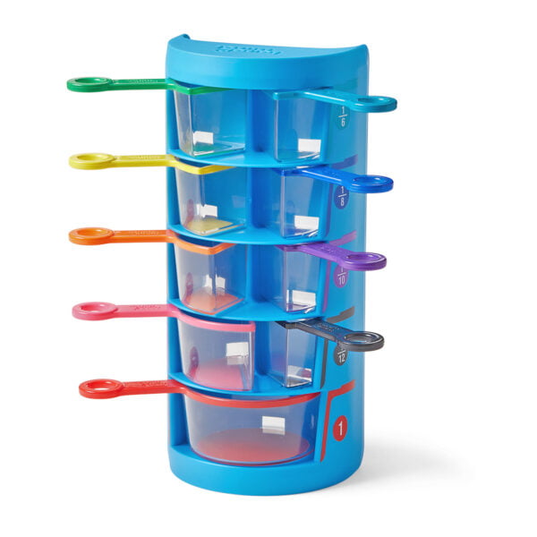 [อายุ 3+] ชุดถ้วยตวง เซตสีรุ้ง 9 ชิ้น (Rainbow Fraction : Measuring Cups 9-Piece Set) [Hand2Mind] - Image 2