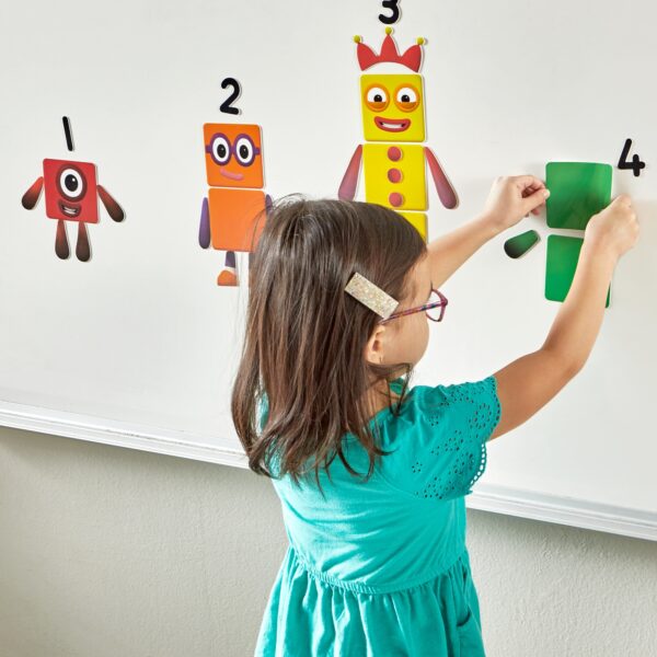 [อายุ 3+] ชุดกิจกรรมสติ๊กเกอร์นัมเบอร์บล๊อค รุ่น แบบใช้ซ้ำ 1-10 (Numberblocks : Clings) [Hand2Mind] - Image 10
