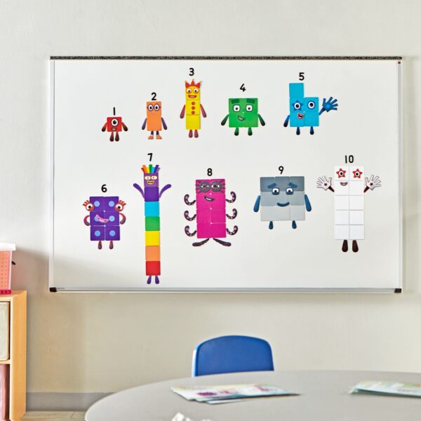 [อายุ 3+] ชุดกิจกรรมสติ๊กเกอร์นัมเบอร์บล๊อค รุ่น แบบใช้ซ้ำ 1-10 (Numberblocks : Clings) [Hand2Mind] - Image 6