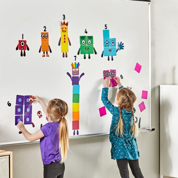 [อายุ 3+] ชุดกิจกรรมสติ๊กเกอร์นัมเบอร์บล๊อค รุ่น แบบใช้ซ้ำ 1-10 (Numberblocks : Clings) [Hand2Mind] - Image 3