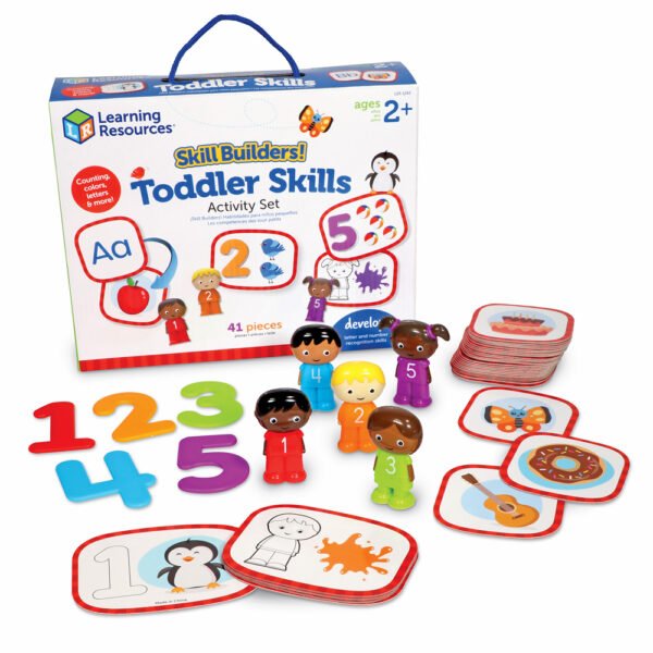 [อายุ 2+] ชุดเตรียมความพร้อมคณิตศาสตร์ และภาษาอังกฤษสำหรับเด็ก (Skill Builders : Toddler Skills) [Learning Resources]