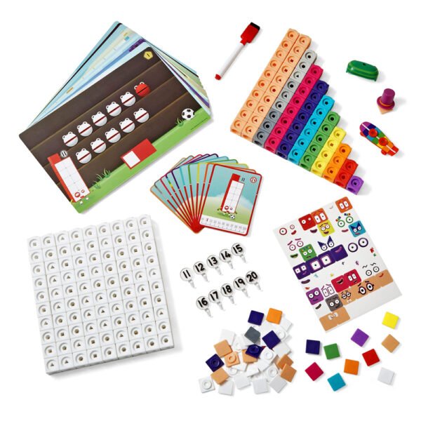 [อายุ 3+] ชุดกิจกรรมลูกบาศก์นัมเบอร์บล็อก 11-20 (Numberblocks Mathlink Cubes : 11-20 Activity Set) [Hand2Mind] - Image 2