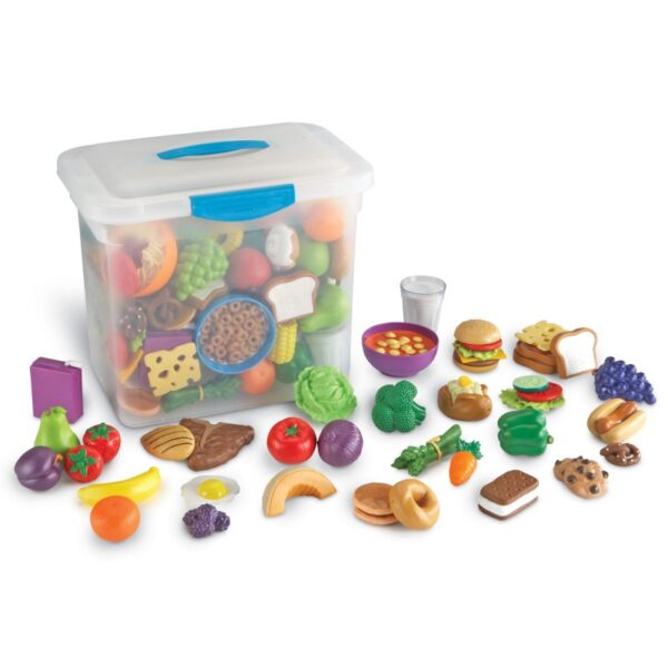 [อายุ 18เดือน+] ชุดอาหารจำลองหลากชนิด (CLASSROOM PLAY FOOD SET) [Learning Resources]