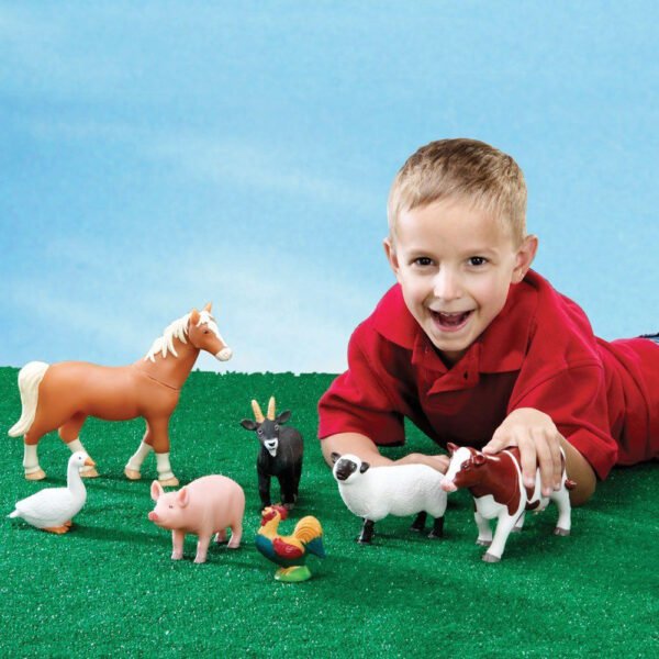 [อายุ 3+] ชุดสัตว์เลี้ยงในฟาร์มจัมโบ้ ในชุดมี 7 ชิ้น (JUMBO DINOSAURS) [Learning Resources] - Image 3