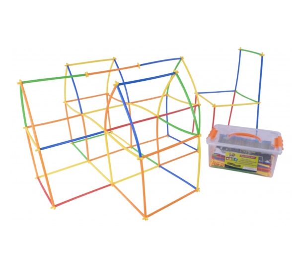 เชื่อมต่อหลอดมหัศจรรย์ 400 ชิ้น (Magic Connect 400 pcs) [Learning Mats] - Image 3