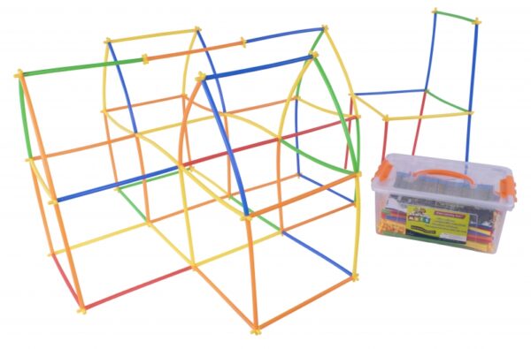 เชื่อมต่อหลอดมหัศจรรย์ 400 ชิ้น (Magic Connect 400 pcs) [Learning Mats] - Image 6