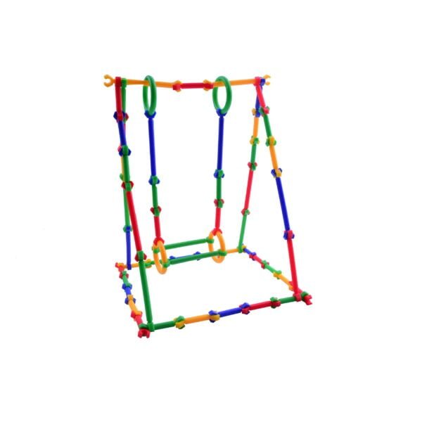 ตัวต่อแบบมือจับหลากสี (Color handle puzzle) [Learning Mats] - Image 2