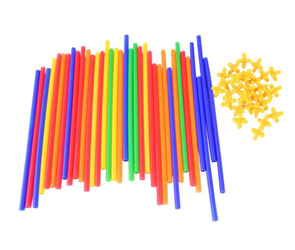 เชื่อมต่อหลอดมหัศจรรย์ 400 ชิ้น (Magic Connect 400 pcs) [Learning Mats] - Image 2