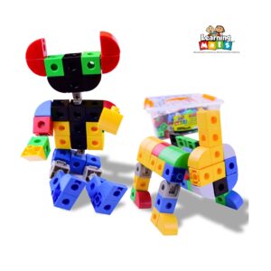 ตัวต่อทรงลูกบาศก์ 6 รูปทรง 150 ชิ้น (Cube puzzle 6 shapes 150 pieces) [Learning Mats]