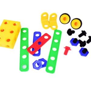 ตัวน็อตและสกรูแสนกล 85 ชิ้น (85 pcs of nut and screws) [Learning Mats]