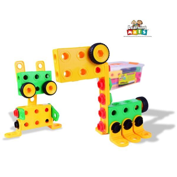 ตัวน็อตและสกรูแสนกล 85 ชิ้น (85 pcs of nut and screws) [Learning Mats] - Image 4