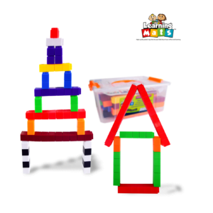 ตัวต่อสอนบวกเลขหลากสีสัน (Puzzle teaching colorful additions) [Learning Mats]