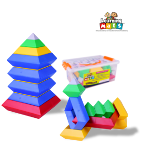 รูปทรงสี่เหลี่ยมล้ำจินตนาการ (An imaginary square shape) [Learning Mats]