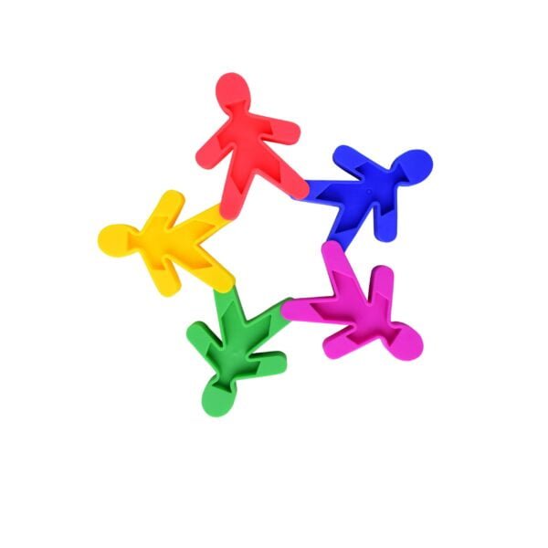 ตัวต่อเพื่อนเกลอสีสัน 50 ชิ้น (50 colorful puzzle pieces)  [Learning Mats] - Image 3