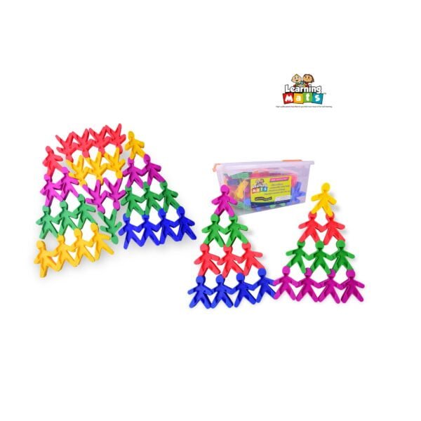 ตัวต่อเพื่อนเกลอสีสัน 50 ชิ้น (50 colorful puzzle pieces)  [Learning Mats] - Image 5