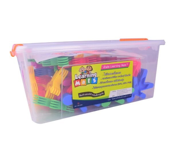 ตัวต่อเพื่อนเกลอสีสัน 50 ชิ้น (50 colorful puzzle pieces)  [Learning Mats] - Image 2
