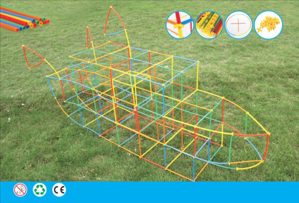 เชื่อมต่อหลอดมหัศจรรย์ 400 ชิ้น (Magic Connect 400 pcs) [Learning Mats] - Image 18