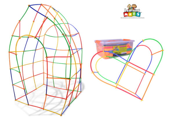 เชื่อมต่อหลอดมหัศจรรย์ 400 ชิ้น (Magic Connect 400 pcs) [Learning Mats] - Image 5