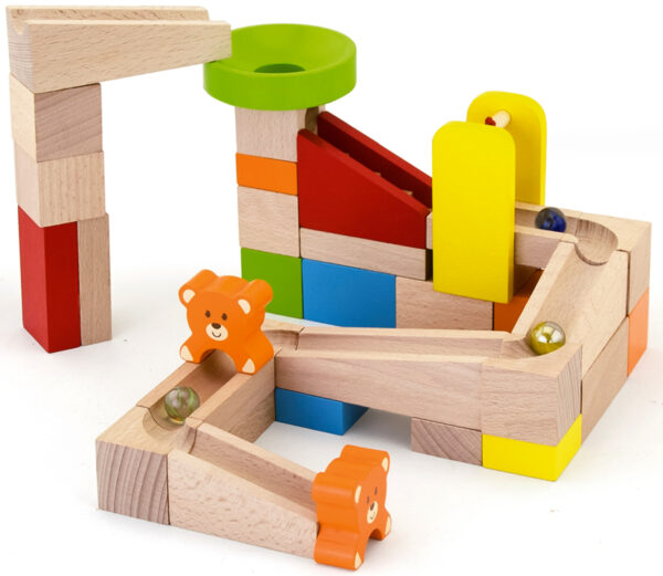 [อายุ 3+] ชุดรางลูกแก้วแสนสนุก (Marble Run : 49pcs) [Viga] - Image 2