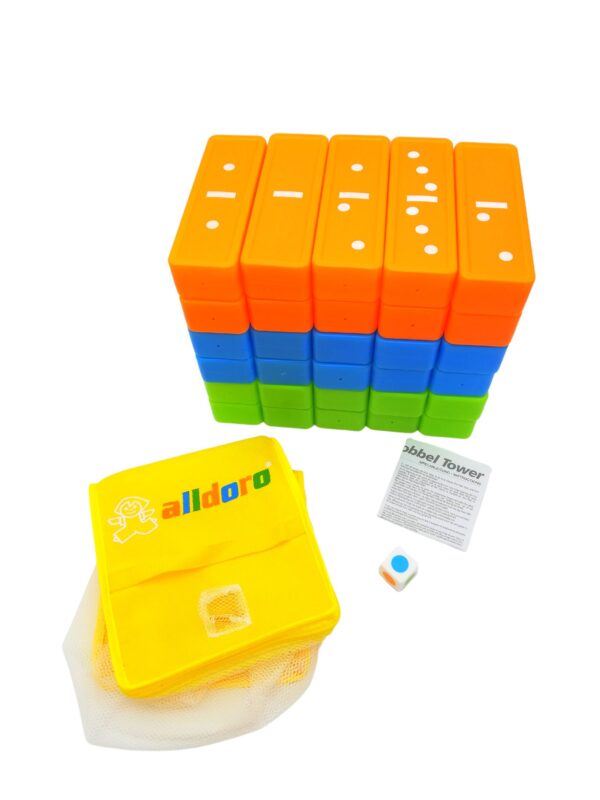 เกมหอคอยถล่มและโดมิโน ขนาด XXL (Tower & Domino) [Alldoro] - Image 2