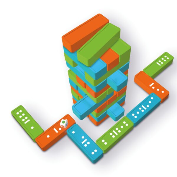 เกมหอคอยถล่มและโดมิโน ขนาด XXL (Tower & Domino) [Alldoro] - Image 4