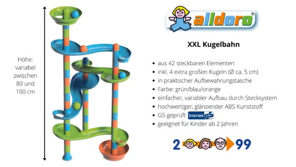 รางลูกบอลตึก 4 ชั้น (Big Ball Track) [Alldoro] - Image 5