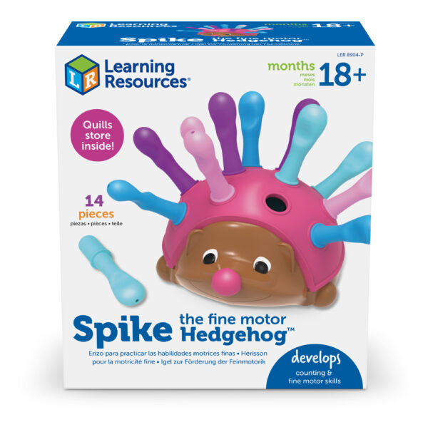 [อายุ 18เดือน+] เม่นน้อยฝึกทักษะกล้ามเนื้อมัดเล็ก (Spike the Fine Motor Hedgehog : Pink) [Learning Resources] - Image 2