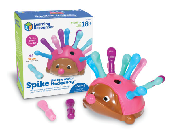 [อายุ 18เดือน+] เม่นน้อยฝึกทักษะกล้ามเนื้อมัดเล็ก (Spike the Fine Motor Hedgehog : Pink) [Learning Resources] - Image 3