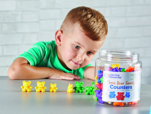 [อายุ 3+] ตัวนับสีรุ้งครอบครัวหมีน้อย (THREE BEAR FAMILY RAINBOW COUNTERS 96) [Learning Resources] - Image 7