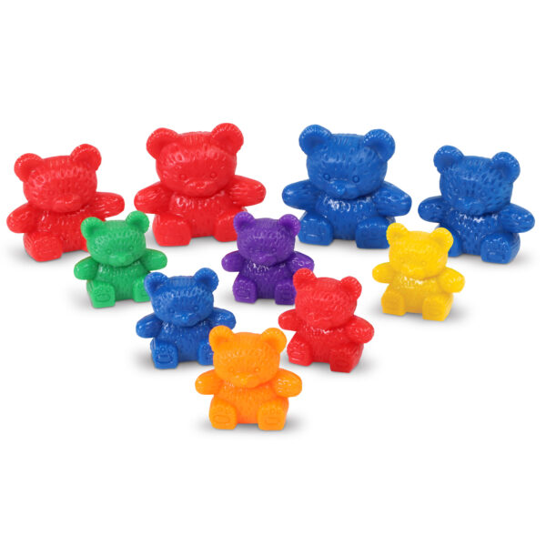 [อายุ 3+] ตัวนับสีรุ้งครอบครัวหมีน้อย (THREE BEAR FAMILY RAINBOW COUNTERS 96) [Learning Resources] - Image 6
