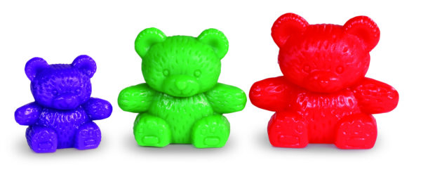 [อายุ 3+] ตัวนับสีรุ้งครอบครัวหมีน้อย (THREE BEAR FAMILY RAINBOW COUNTERS 96) [Learning Resources] - Image 4