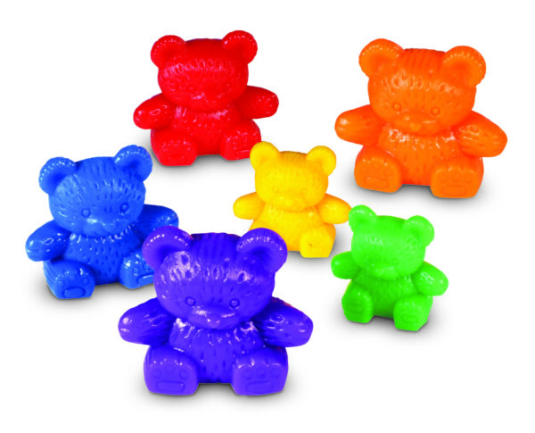 [อายุ 3+] ตัวนับสีรุ้งครอบครัวหมีน้อย (THREE BEAR FAMILY RAINBOW COUNTERS 96) [Learning Resources] - Image 5
