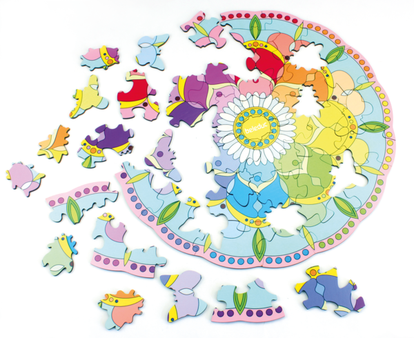 [อายุ 4+] ชุดปริศนาโลกของแมลงแฟนตาซี ขนาดใหญ่พิเศษ (XXL : insect Puzzle) [Beleduc] - Image 8
