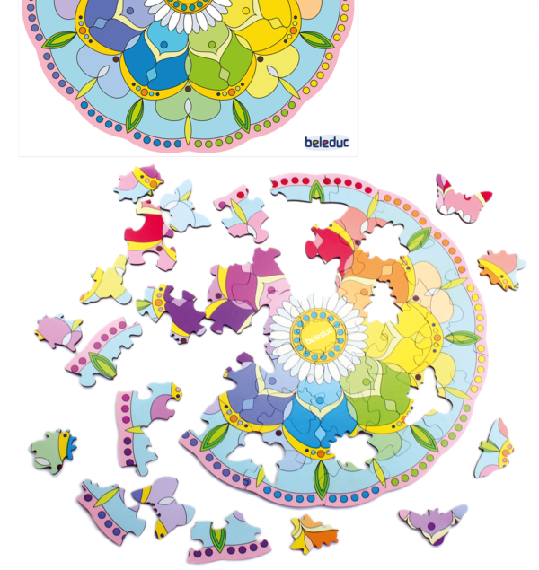 [อายุ 4+] ชุดปริศนาโลกของแมลงแฟนตาซี ขนาดใหญ่พิเศษ (XXL : insect Puzzle) [Beleduc] - Image 6