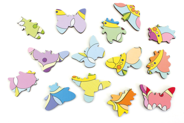 [อายุ 4+] ชุดปริศนาโลกของแมลงแฟนตาซี ขนาดใหญ่พิเศษ (XXL : insect Puzzle) [Beleduc] - Image 7