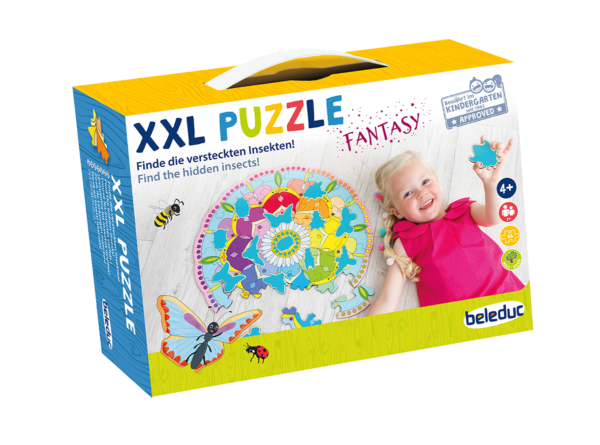[อายุ 4+] ชุดปริศนาโลกของแมลงแฟนตาซี ขนาดใหญ่พิเศษ (XXL : insect Puzzle) [Beleduc] - Image 2