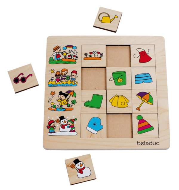 [อายุ 2+] ชุดจัดหมวดหมู่ตามฤดูกาล (SORTING SET "SEASONS") [Beleduc] - Image 8