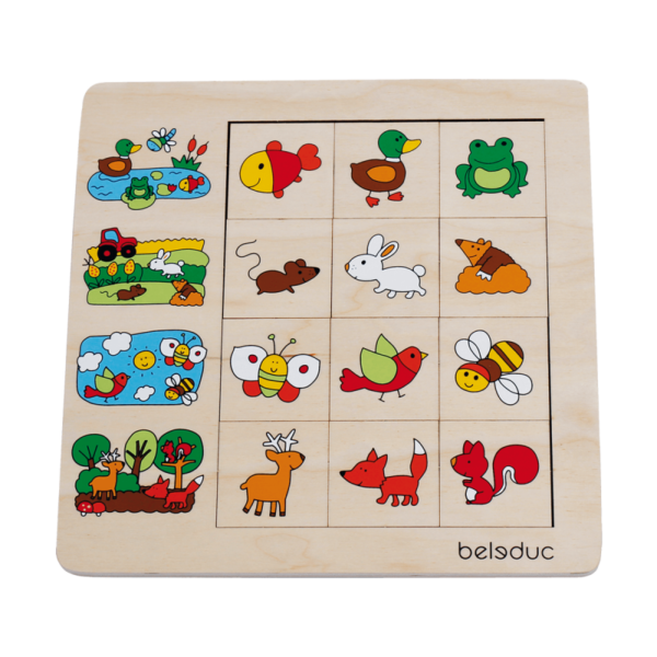 ชุดเรียนรู้เรื่องสัตว์ต่างๆ และสิ่งแวดล้อม (SORTING SET "ENVIRONMENTS") [Beleduc] - Image 6