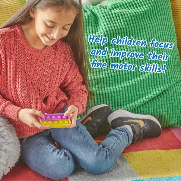 [อายุ 3+] ป๊อปอิท 1-10 มหาสนุก (Sensory Bubble Popper : Ten Frame Rectangular Shape) [Hand2Mind] - Image 11