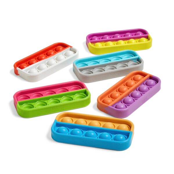 [อายุ 3+] ป๊อปอิท 1-10 มหาสนุก (Sensory Bubble Popper : Ten Frame Rectangular Shape) [Hand2Mind]