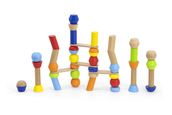 [อายุ 3+] ชุดบล็อกสร้างหอคอยแสนสนุก (Blocks Tower Building Game) [Viga] - Image 6