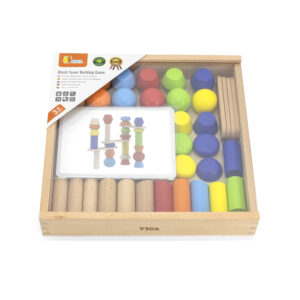 [อายุ 3+] ชุดบล็อกสร้างหอคอยแสนสนุก (Blocks Tower Building Game) [Viga]
