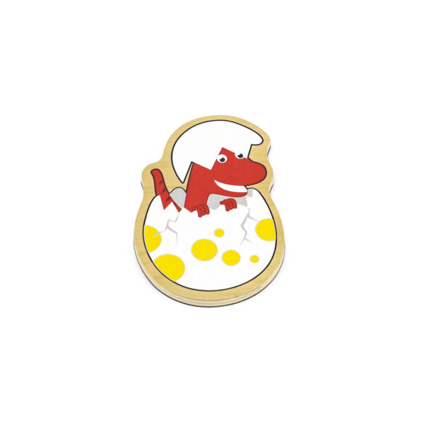 [อายุ 2+] ชุดไดโนเสาร์ไม้แถบแม่เหล็กหลากหลายสีสัน จำนวน 20 ชิ้น (Magnetic Dinosuars : 20pcs) [Viga] - Image 7