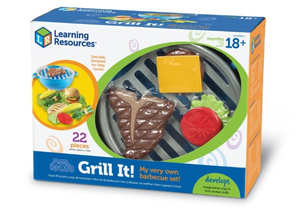 [อายุ 18เดือน+] ชุดเตาย่างบาร์บิคิวแสนอร่อย (GRILL IT) [Learning Resources]