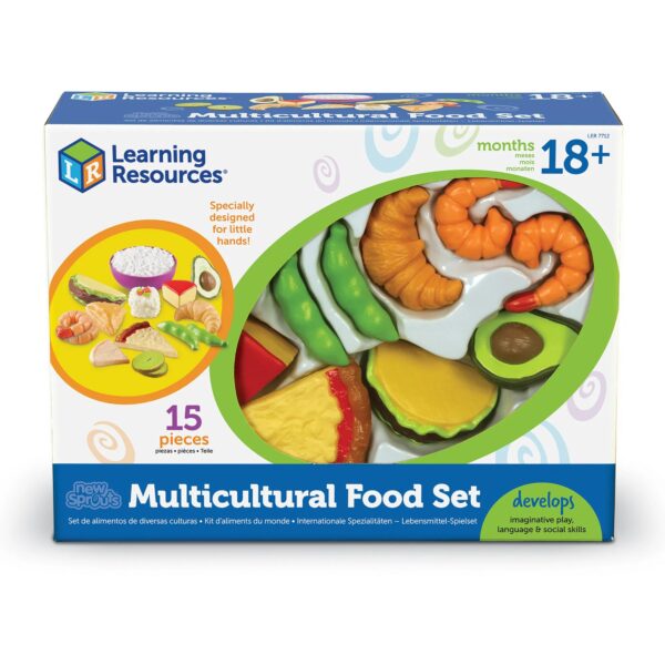 [อายุ 18เดือน+] ชุดของเล่นอาหารหลากวัฒนธรรม (MULTICULTURAL FOOD SET) [Educational Insights] - Image 4