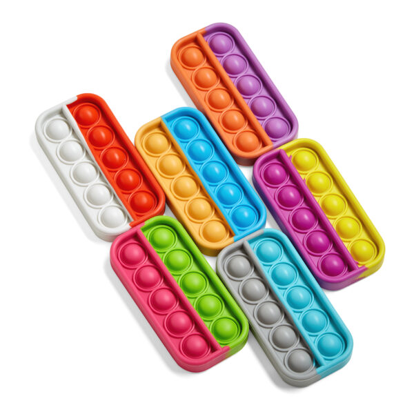 [อายุ 3+] ป๊อปอิท 1-10 มหาสนุก (Sensory Bubble Popper : Ten Frame Rectangular Shape) [Hand2Mind] - Image 8