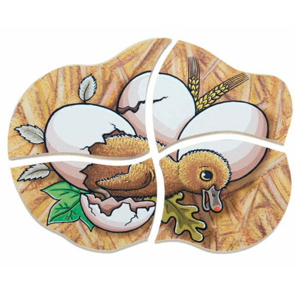 [อายุ 4+] เกมปริศนา-วงจรชีวิตของเป็ด (Layer Puzzle Duck) [Beleduc] - Image 4