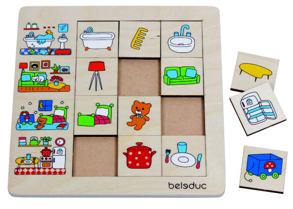 [อายุ 3+] ชุดเครื่องใช้และสถานที่เหมาะสมในบ้านของเรา (SORTING SET "ACTIVITIES") [Beleduc] - Image 4