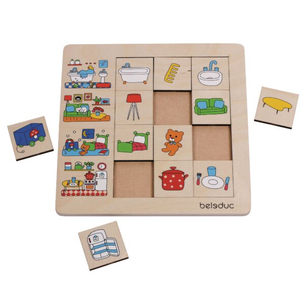 [อายุ 3+] ชุดเครื่องใช้และสถานที่เหมาะสมในบ้านของเรา (SORTING SET "ACTIVITIES") [Beleduc] - Image 3