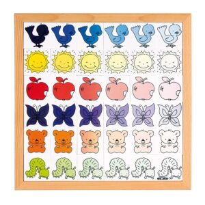ชุดเรียงลำดับเฉดสี (Color Nuance 36 pieces) [Beleduc]